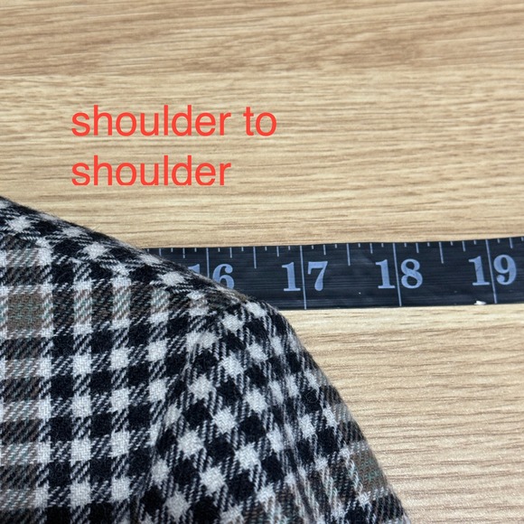 vtg 80s Pendleton Plaid Wool Blazer Womens sz M USA Preppy academia old money - Picture 9 of 14